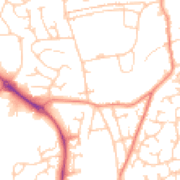 Daytime road noise heatmap for S20 1GD