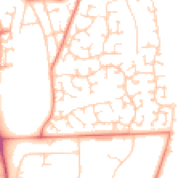 Daytime road noise heatmap for S20 2QD