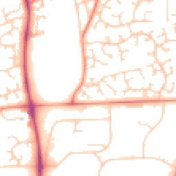 Daytime road noise heatmap for S20 2QS