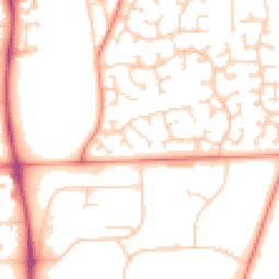 Daytime road noise heatmap for S20 2QT
