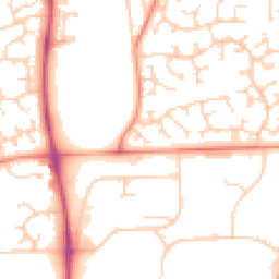 Daytime road noise heatmap for S20 2QU