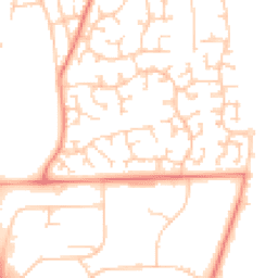 Daytime road noise heatmap for S20 2QX