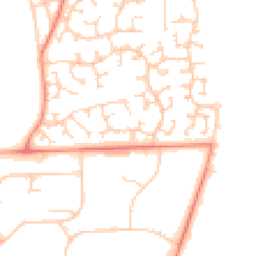 Daytime road noise heatmap for S20 2QZ