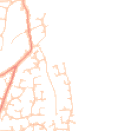 Daytime road noise heatmap for S20 2UB