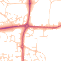 Daytime road noise heatmap for S20 3GQ