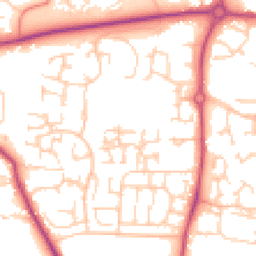Daytime road noise heatmap for S20 4HH