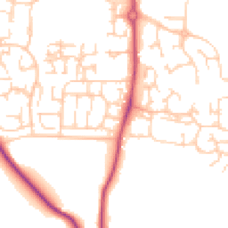 Daytime road noise heatmap for S20 4HR