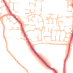 Daytime road noise heatmap for S20 4TQ