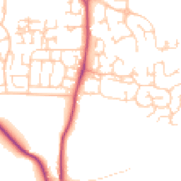 Daytime road noise heatmap for S20 4XB