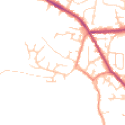Daytime road noise heatmap for S20 5BD