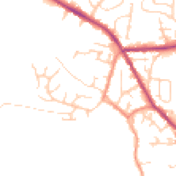 Daytime road noise heatmap for S20 5BR