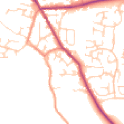 Daytime road noise heatmap for S20 5BY