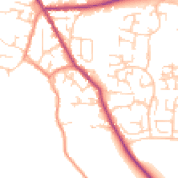 Daytime road noise heatmap for S20 5DA