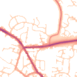 Daytime road noise heatmap for S20 5DS