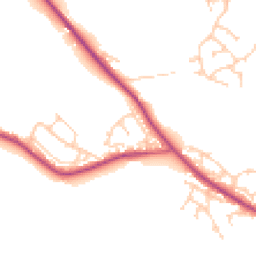 Daytime road noise heatmap for S20 5PD