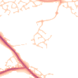 Daytime road noise heatmap for S20 6QJ