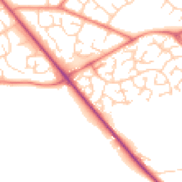 Daytime road noise heatmap for S20 6SS