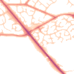 Daytime road noise heatmap for S20 6ST