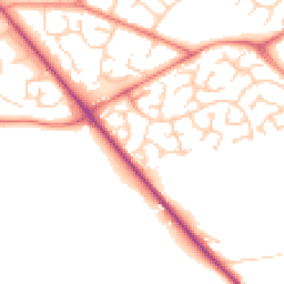 Daytime road noise heatmap for S20 6SU