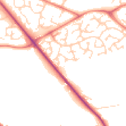 Daytime road noise heatmap for S20 6SX