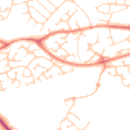 Daytime road noise heatmap for S20 6SZ