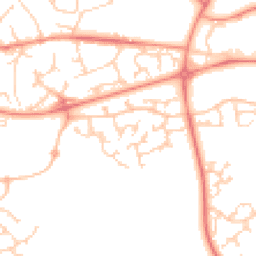 Daytime road noise heatmap for S20 6TD