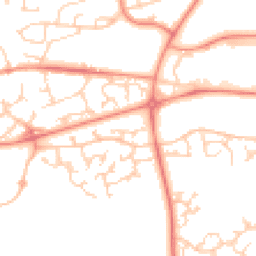 Daytime road noise heatmap for S20 6TE