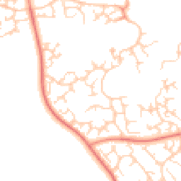 Daytime road noise heatmap for S20 7HR
