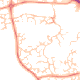 Daytime road noise heatmap for S20 7JH