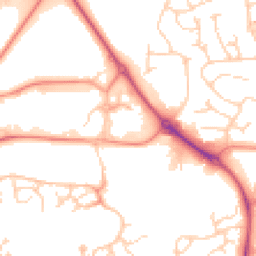 Daytime road noise heatmap for S20 7JL
