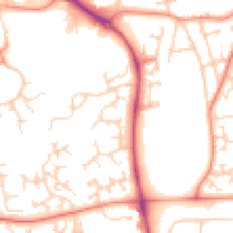Daytime road noise heatmap for S20 7LX