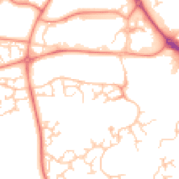 Daytime road noise heatmap for S20 7NF
