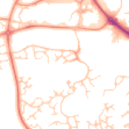 Daytime road noise heatmap for S20 7NJ