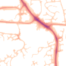 Daytime road noise heatmap for S20 7PJ