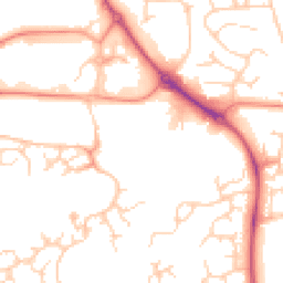Daytime road noise heatmap for S20 7PN