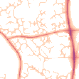 Daytime road noise heatmap for S20 8EY