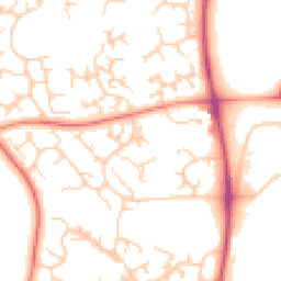 Daytime road noise heatmap for S20 8FJ