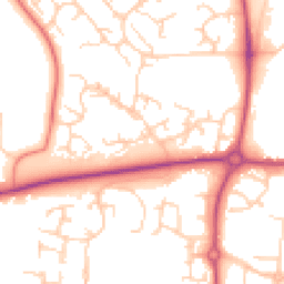 Daytime road noise heatmap for S20 8JB