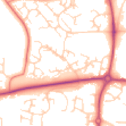 Daytime road noise heatmap for S20 8JF