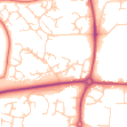 Daytime road noise heatmap for S20 8LD