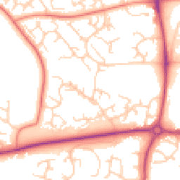 Daytime road noise heatmap for S20 8LH