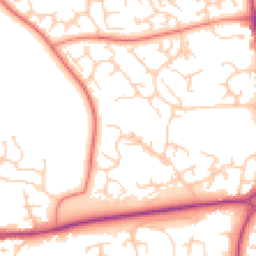 Daytime road noise heatmap for S20 8LQ