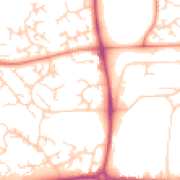 Daytime road noise heatmap for S20 8LU