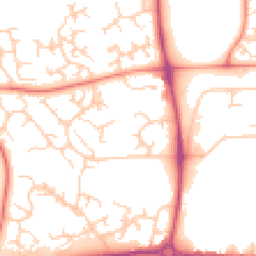 Daytime road noise heatmap for S20 8LW