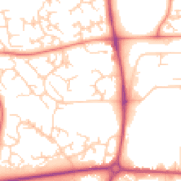 Daytime road noise heatmap for S20 8LX