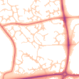 Daytime road noise heatmap for S20 8NN