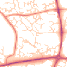Daytime road noise heatmap for S20 8NP