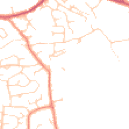 Daytime road noise heatmap for S21 1AB