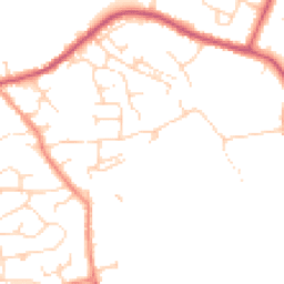 Daytime road noise heatmap for S21 1AN