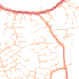Daytime road noise heatmap for S21 1AP